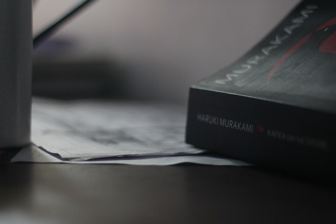 mystery book on table